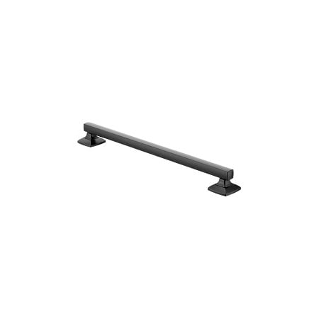 Moen Voss 24in Designer Grab Bar in Matte Black YG5124BL